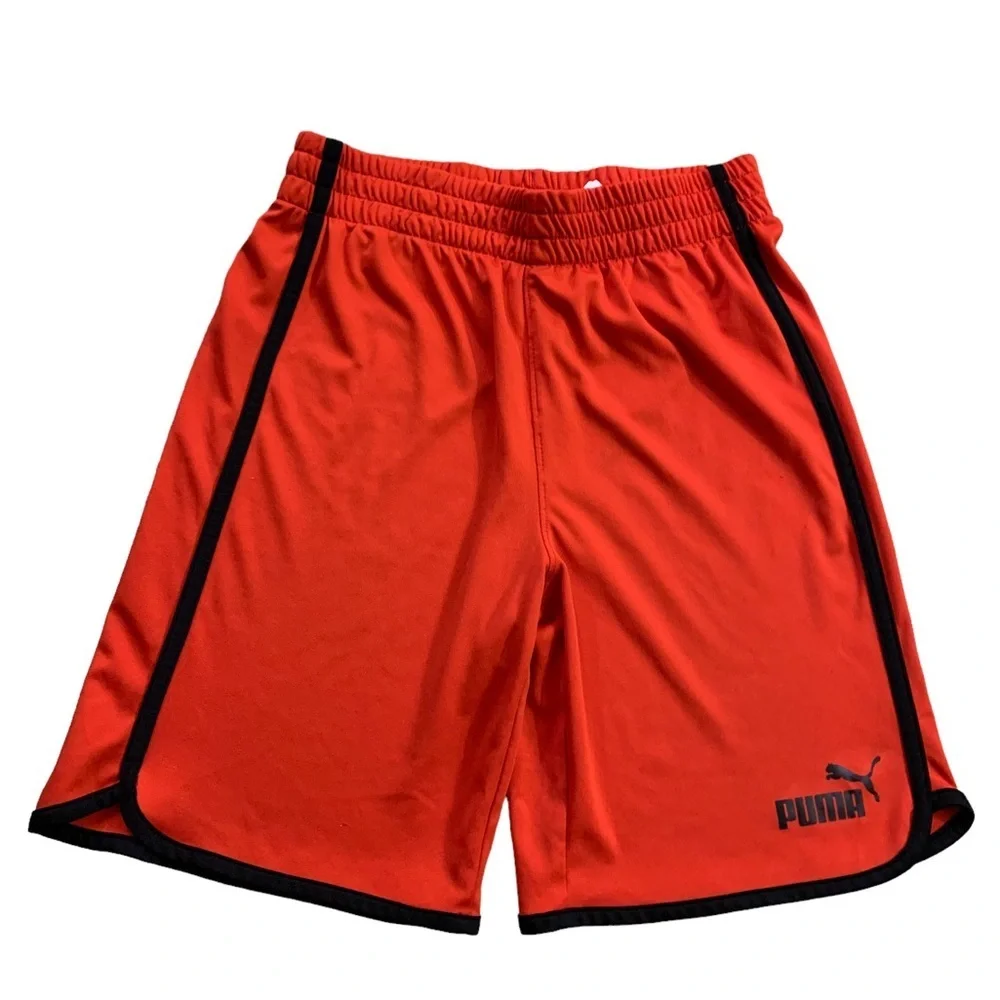 Puma | 2-Piece Short T-Shirt Set Black & Red Athletic Gear Sports Wear M - Picture 9 of 9